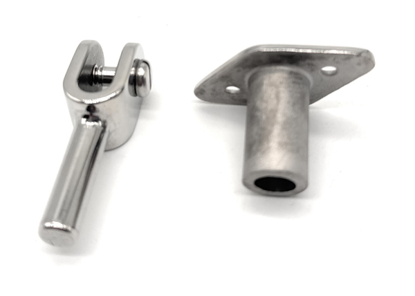 Beschlag Verdeckbeschlag Relingbeschlag Edelstahl ARBO-INOX