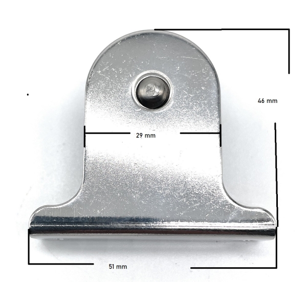 Miniblock Stehblock Edelstahl mit Kunststoffrolle für 6mm Seil ARBO-INOX®