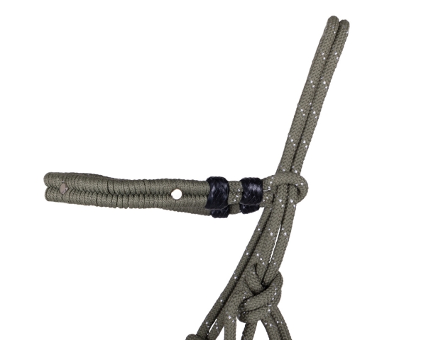 Knotenhalfter-Set Olive