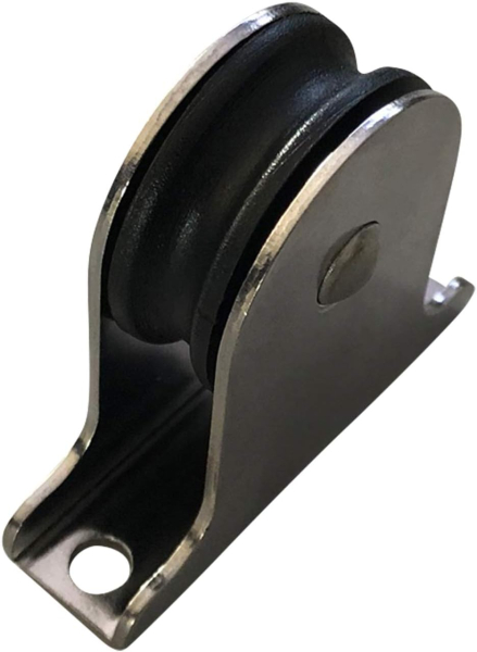 Miniblock Stehblock Edelstahl mit Kunststoffrolle für 6mm Seil ARBO-INOX®