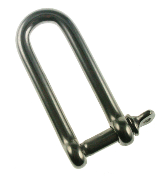 Shackle D-Shackle Round Shackle Forged Stainless Steel 8mm ARBO-INOX