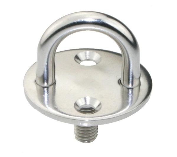 Augplatte mit M8 Gewinde aus Edelstahl ARBO-INOX