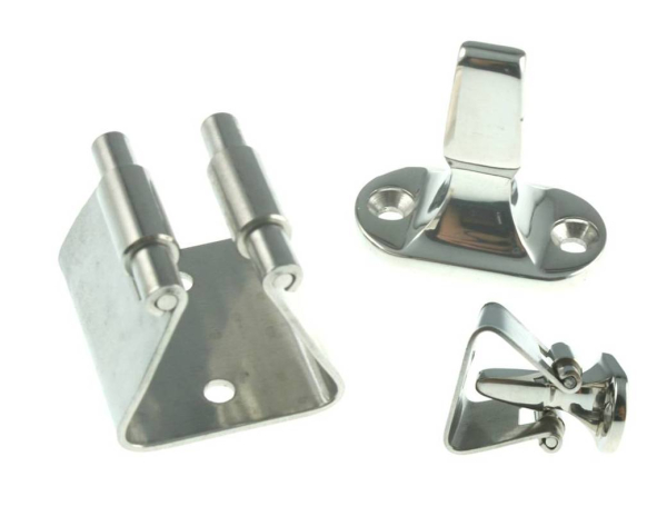 Türriegel Türhalter Türschnapper Edelstahl A2 41mm ARBO-INOX