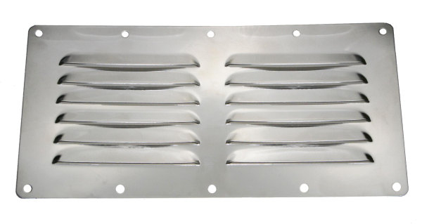 Lüftungsgitter Kiemenlüfter 230mm x 115mm ARBO-INOX