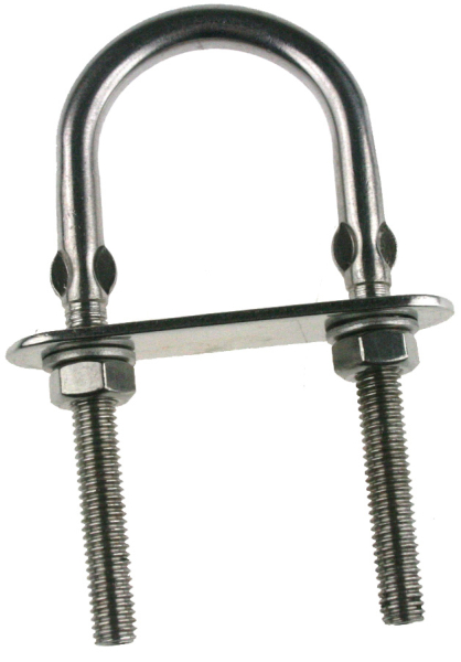 U-Bolzen Decksbeschlag Bügelbolzen  Edelstahl M6 x 80mm