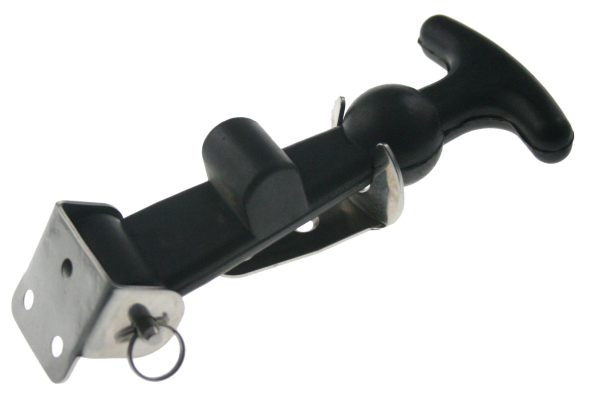 Schnellverschluss Motorhaubenhalter Kit Haubenverschluss Verschluss stabiles Gummi Edelstahl 130 mm ARBO-INOX