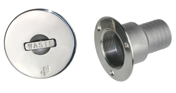 Tankeinfüllstutzen aus Edelstahl 38mm Waste