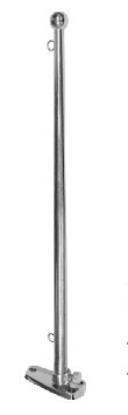 Flag Pole with Holder Stainless Steel ARBO-INOX