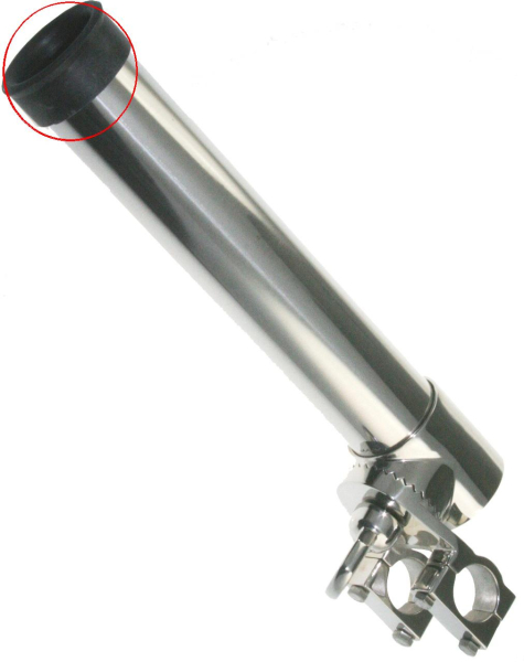 Ersatzkappe für Angelrutenhalter schwenkbar ARBO-INOX