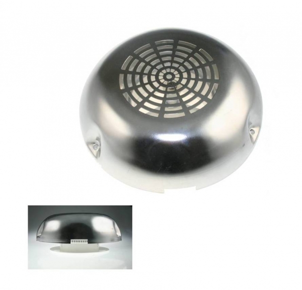 Deck ventilator with stainless steel cover 200mm ARBO-INOX