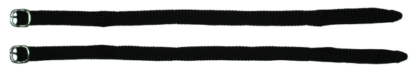 Sporenriemen schwarz Nylon