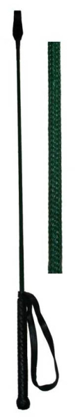 Reitgerte mit Klatsche  75 cm  grün