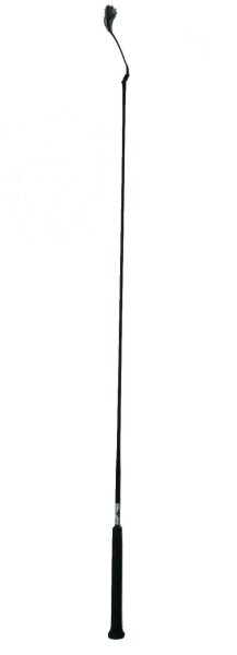 Reitgerte Springgerte Dressurgerte 100 cm schwarz ARBO-INOX