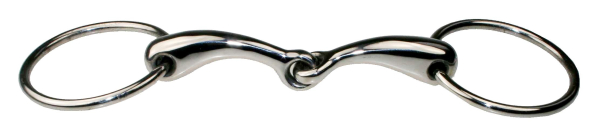 Gebiss, Edelstahl, ergonomisch geformt, 12,5cm, Stärke ca. 16mm