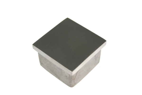 Einsteckkappe Vierkantrohr Edelstahl VA 40x40x2 mm Rohr