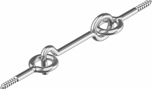 Fensterhaken  Kabinenhaken Sturmhaken Edelstahl A2 140mm ARBO-INOX