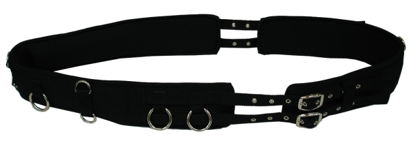 Longiergurt  Nylon  COB  schwarz