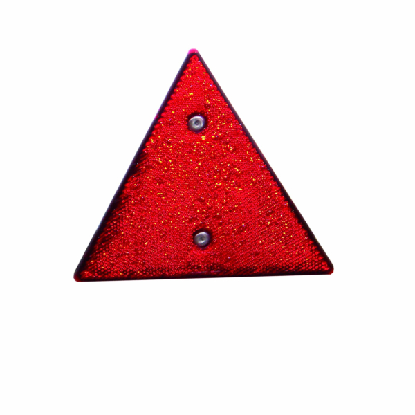 Triangle reflector red 155mm