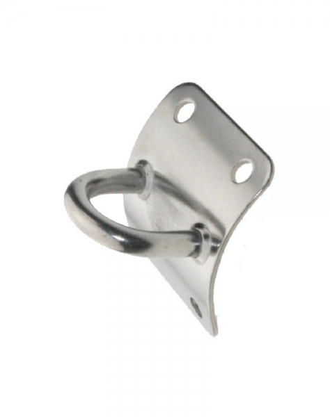 Mastplatte gewölbt Edelstahl