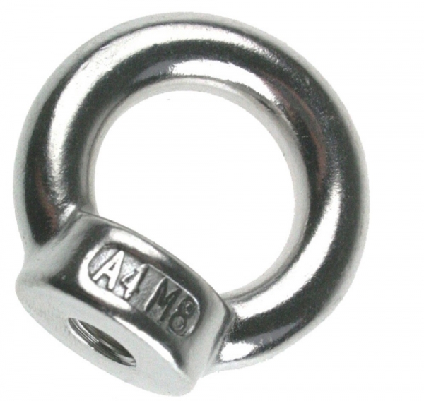 Ring nut stainless steel M6