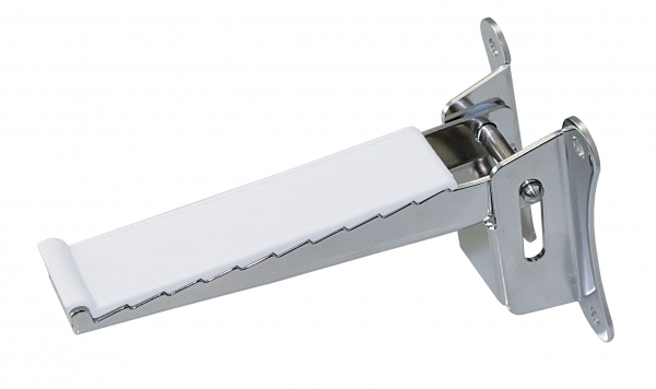 Maststufe aus Edelstahl A4, klappbar, mit oder ohne Auflage