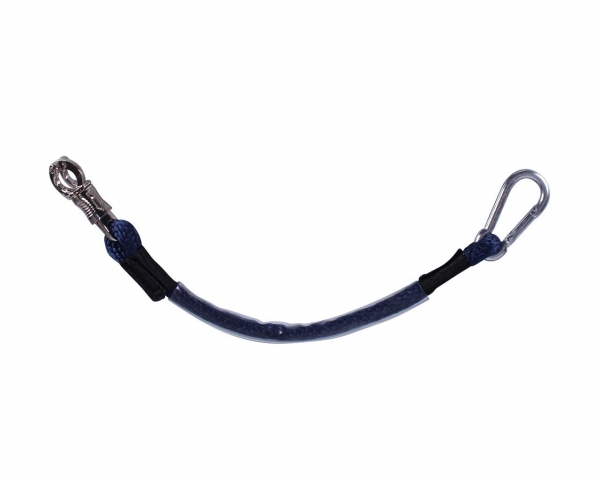 Anhänger Anbindestrick blau