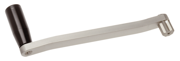 Winschkurbel aus Edelstahl, Kunststoff, Aluminium, schwimmfähig, mit Sicherung, ohne Sicherung , Doppelgriff
