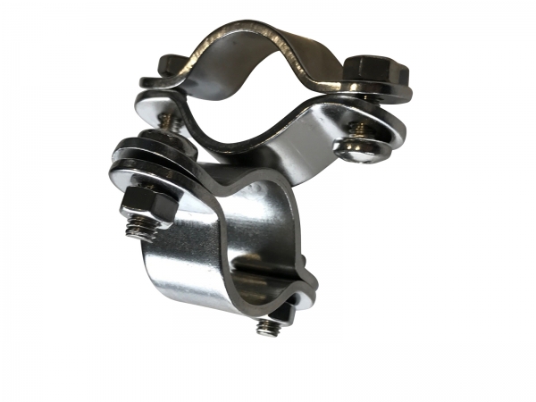 Schelle Doppelschelle drehbar  Rohrschelle Edelstahl 25-30 mm ARBO-INOX®