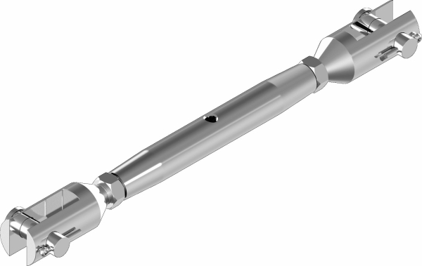 turnbuckle Turnbuckle rotated A4 stainless steel ARBO INOX