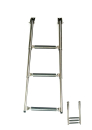 Telescoping boarding ladder stainless steel 3steps ARBO-INOX