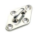 Pad Eye Eye Plate Diamond Stainless Steel 100mm x 60mm ARBO-INOX