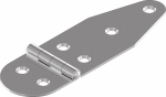 Hinge stainless steel pierced 130 x 40mm ARBO-INOX