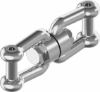 Double-Bolt Chain Swivel Stainless Steel 66mm ARBO-INOX